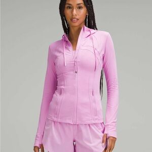 Lululemon Define Hooded Jacket Nulu Dahlia Mauve Size 8